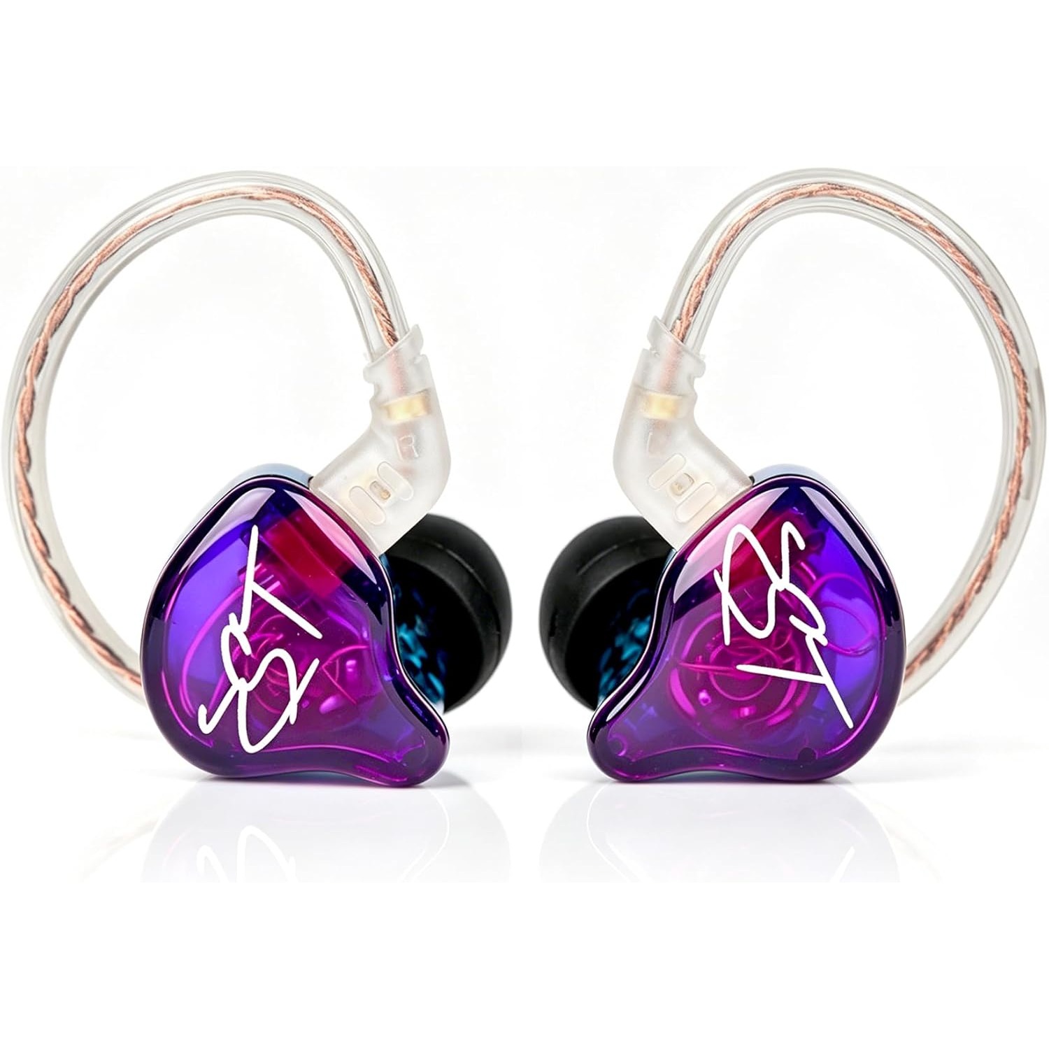 YINYOO KZ-ZST Hybrid Banlance Armature with Dynamic Ear Earphone 1BA+1DD HiFi Headset KZ in Ear Monitor Earbuds IEM Earphone Gaming Ear Buds