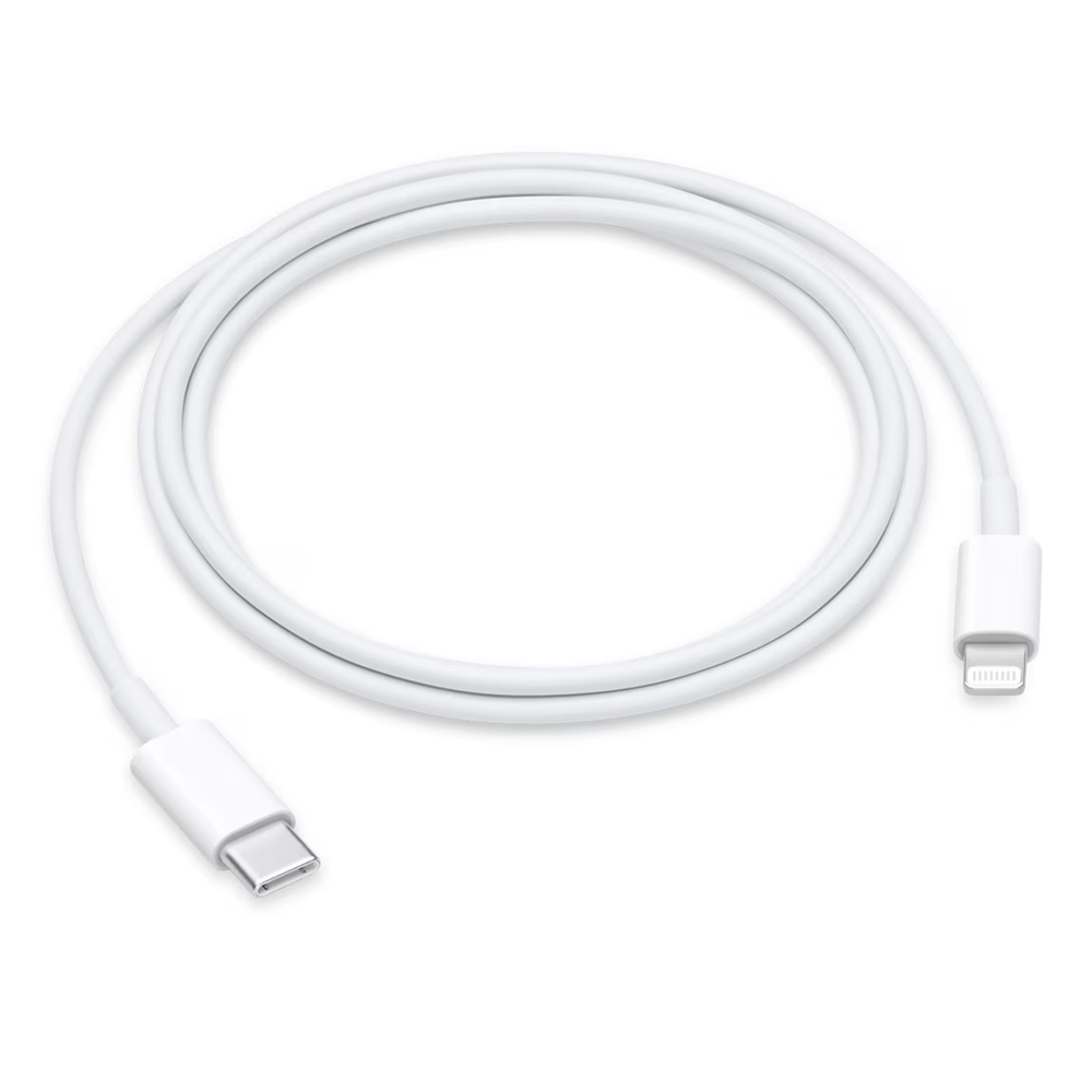 Apple USB-C to Lightning Cable (1m) Fast Charging iPhone Charger - Compatible with iPhone 14/13/12/11/X/XR/XS/8/7/6/5, iPad, Airpods and more