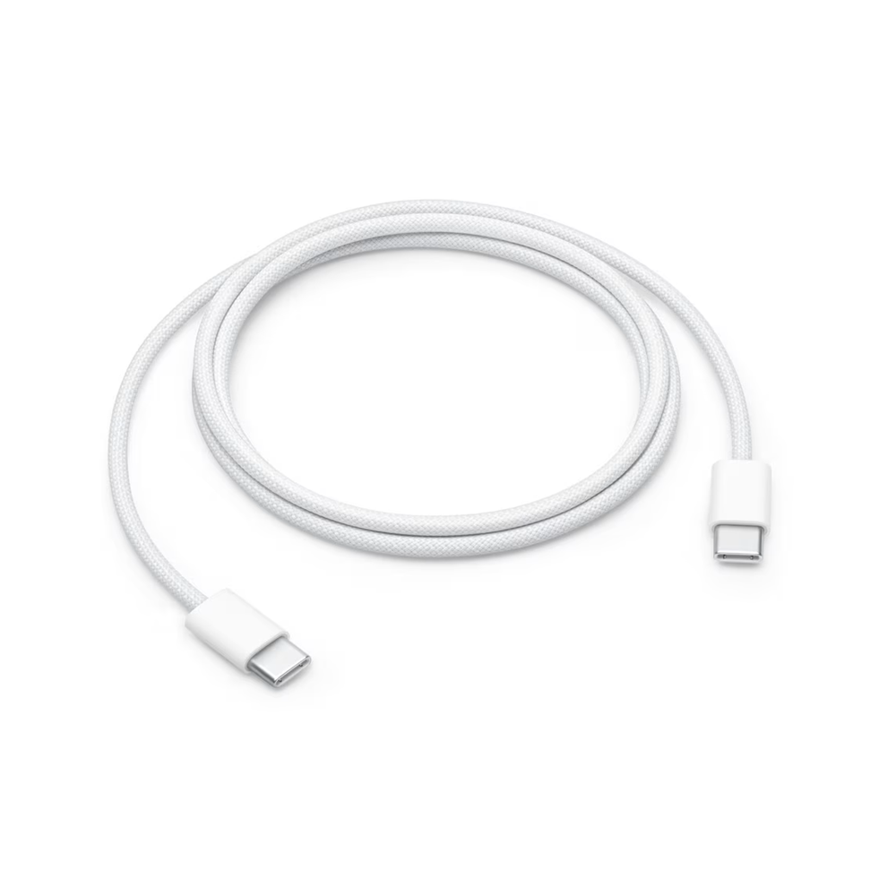 Apple 60W USB-C Charge Cable (1m) Fast Charge Cable for iPhone 17, iPhone 16, iPhone 15, iPad, Airpods, and more