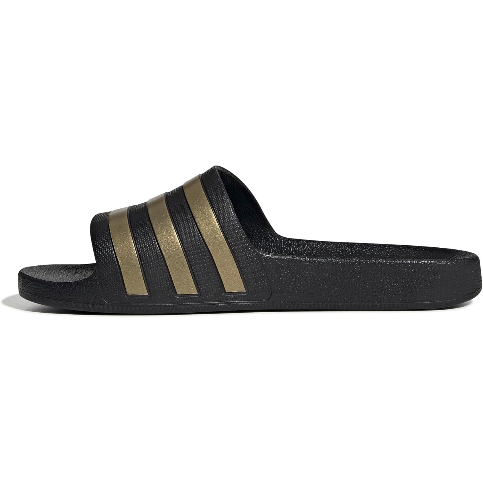 adidas Mens Adilette Aqua Slides Casual Sandals Casual - Gold