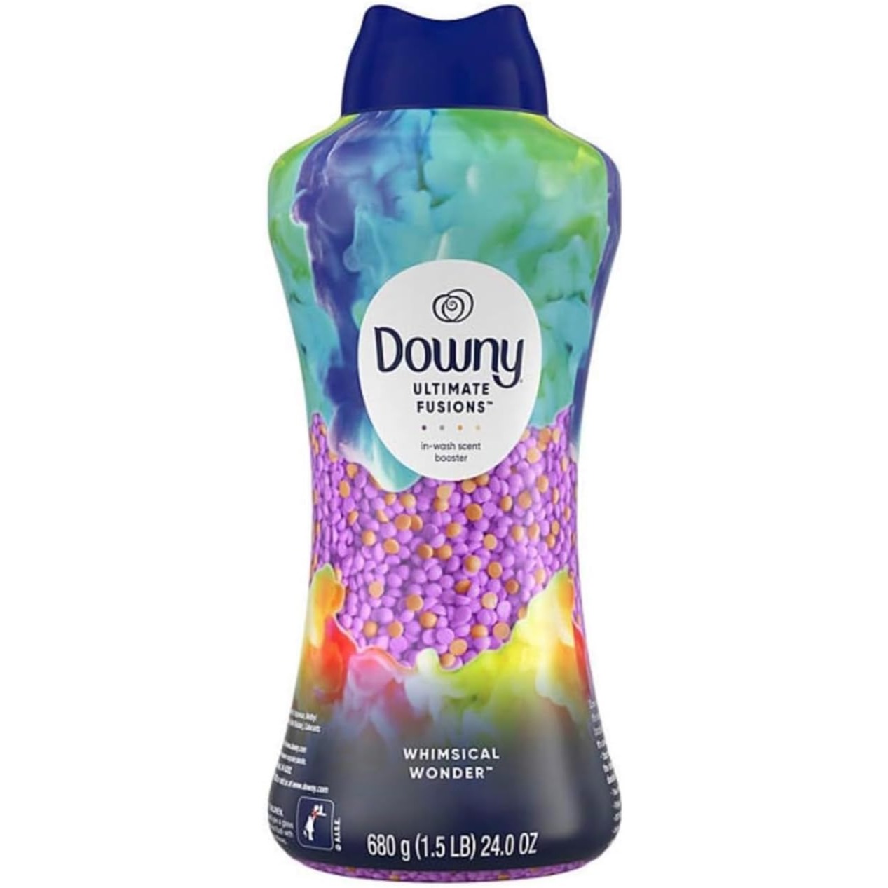 Downy Ultimate Fusions In-Wash Scent Booster Beads + Dual Action Scent Release, Whimsical Wonder (24 oz.)